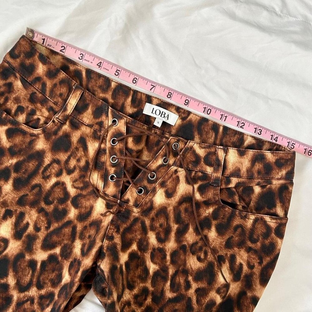 LOBA REVOLVE Zahara TWO PIECE SET leopard print low waisted pants & top🐆 - Picture 4 of 7